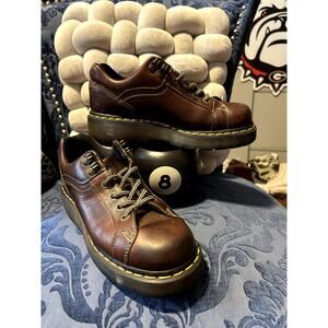 Dr Martens Vintage Chunky Brown 9861 Oxfords size 7/EU 38